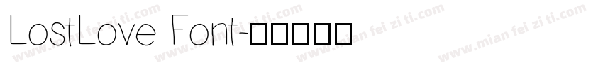 LostLove Font字体转换